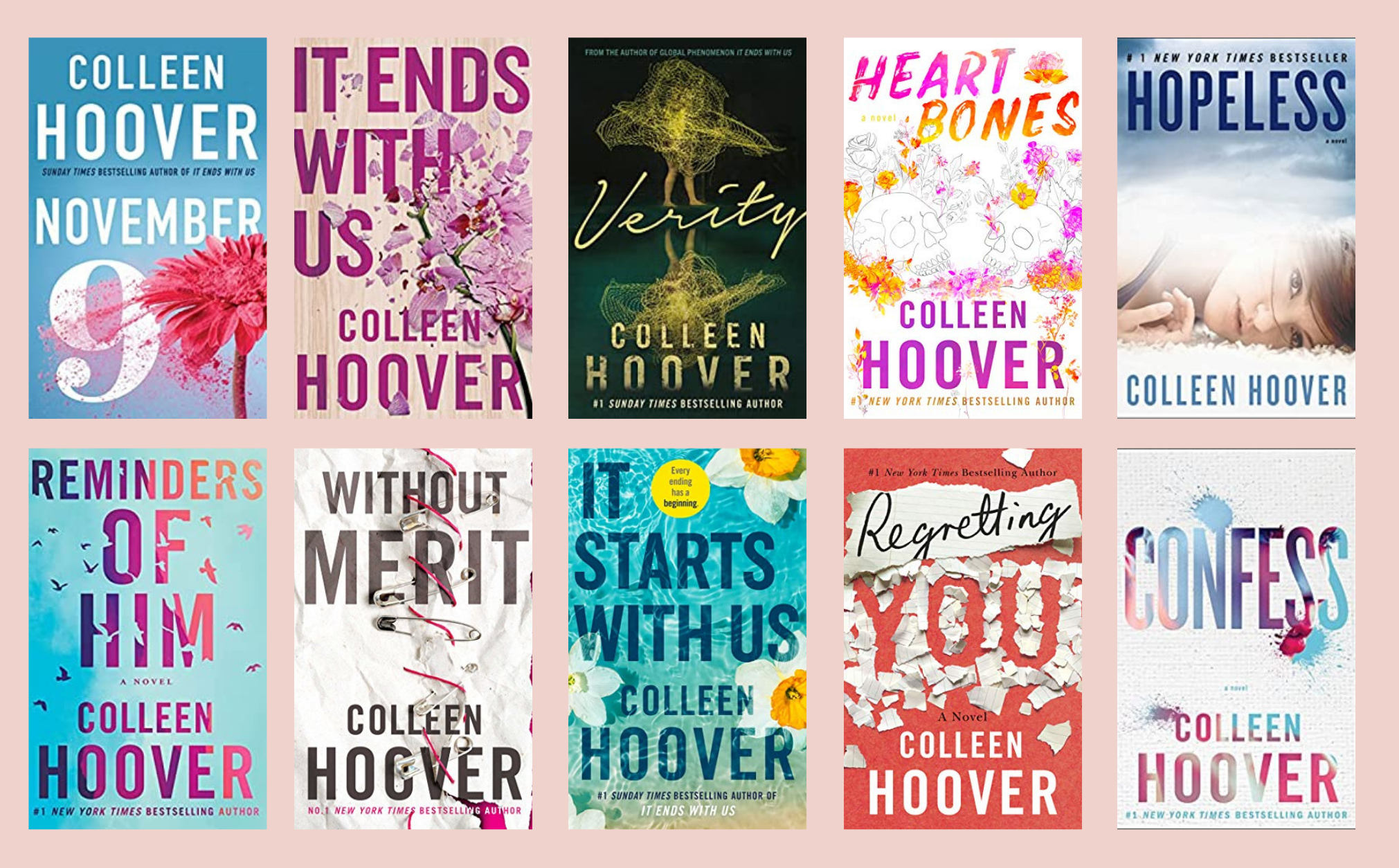 Colleen Hoover’s Masterpieces: 15 Unforgettable Romances and Emotional Journeys
