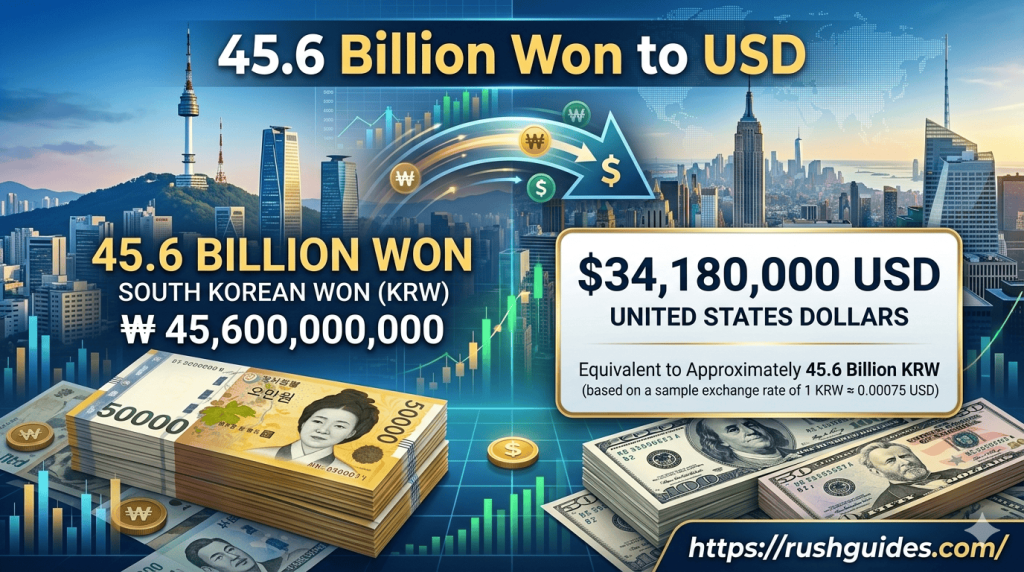 45.6 Billion Won to USD