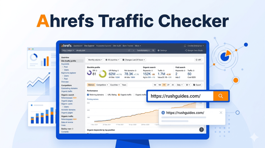 Ahrefs Traffic Checker