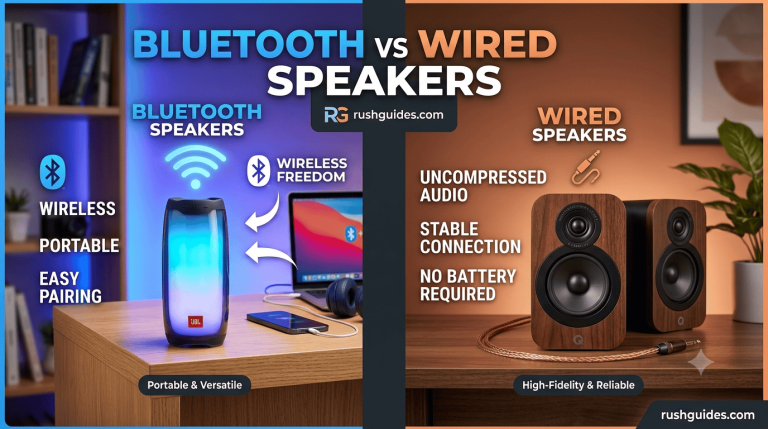 Bluetooth vs Wired Speakers