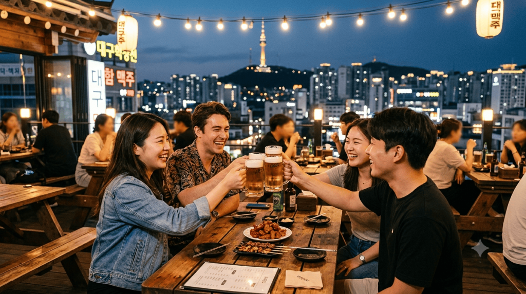 Raising a Glass in Daegu