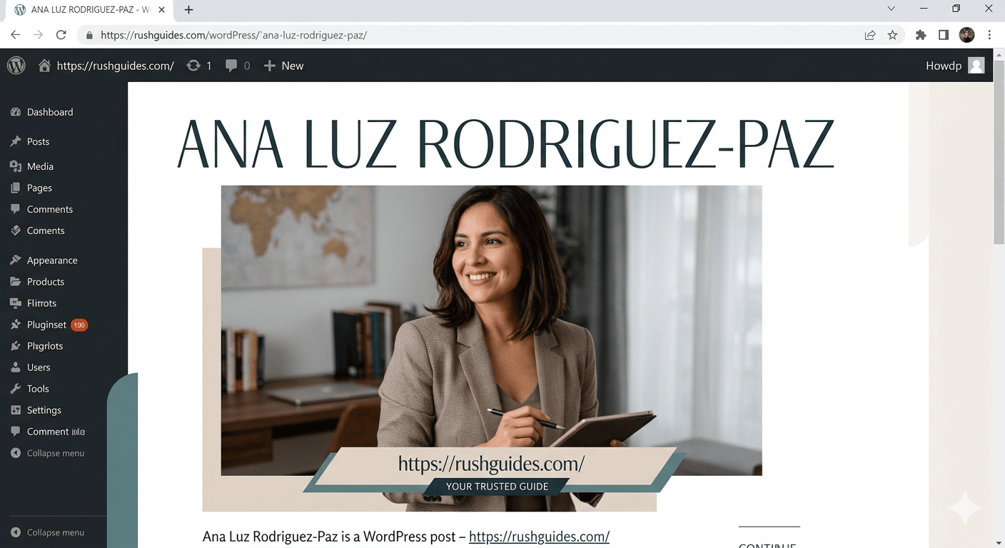 Ana Luz Rodriguez-Paz: Psychologist, Founder and the Woman Behind the Headlines
