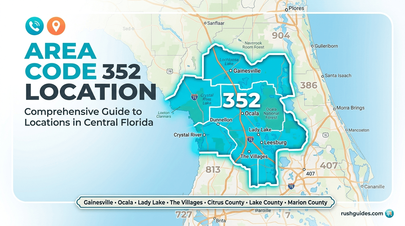 Area Code 352 Location: Where Is It in Florida?