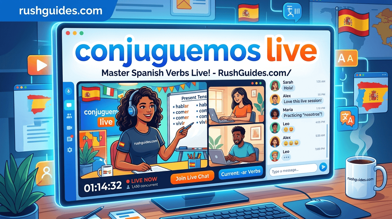 conjuguemos live