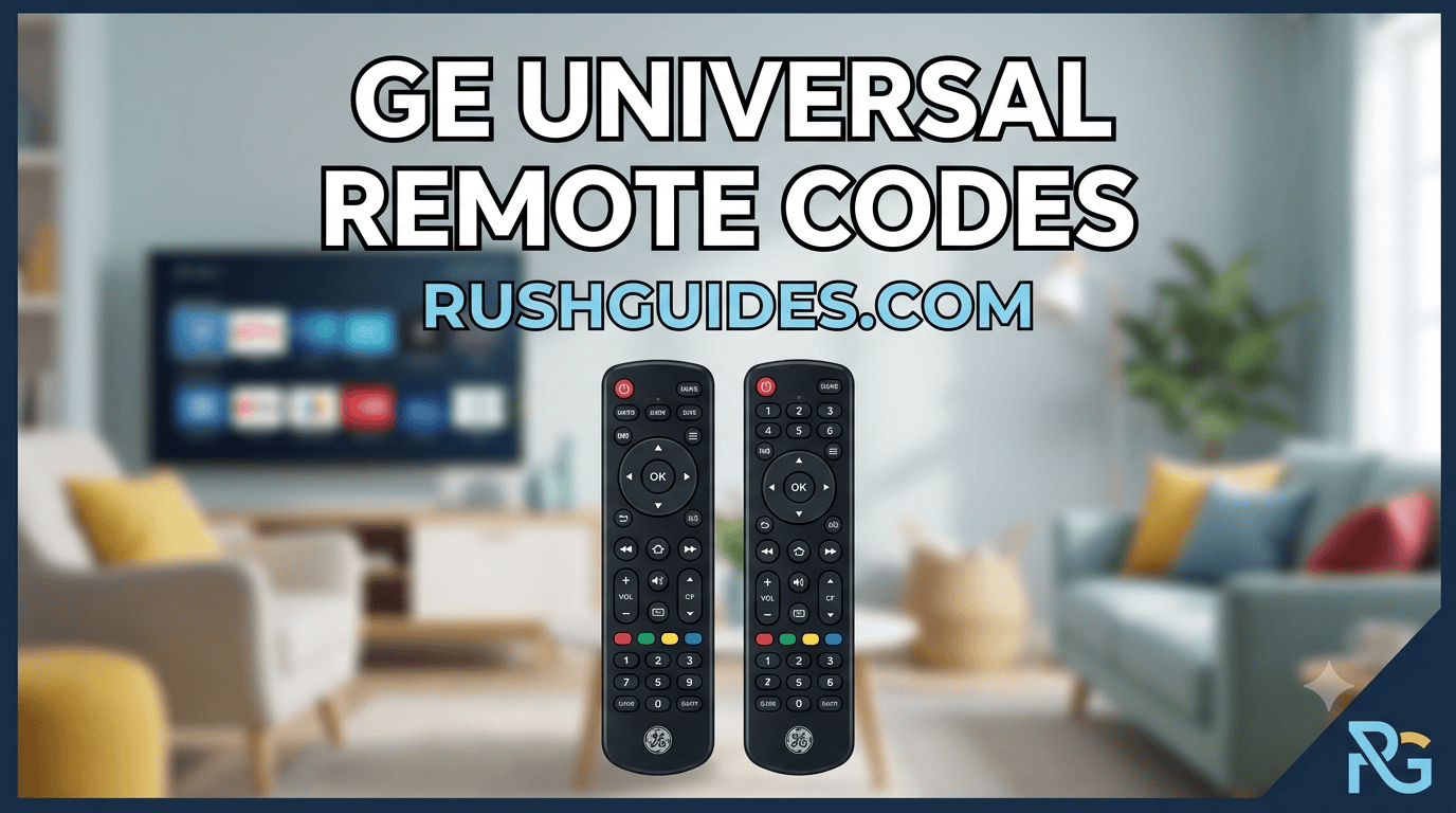 ge universal remote codes