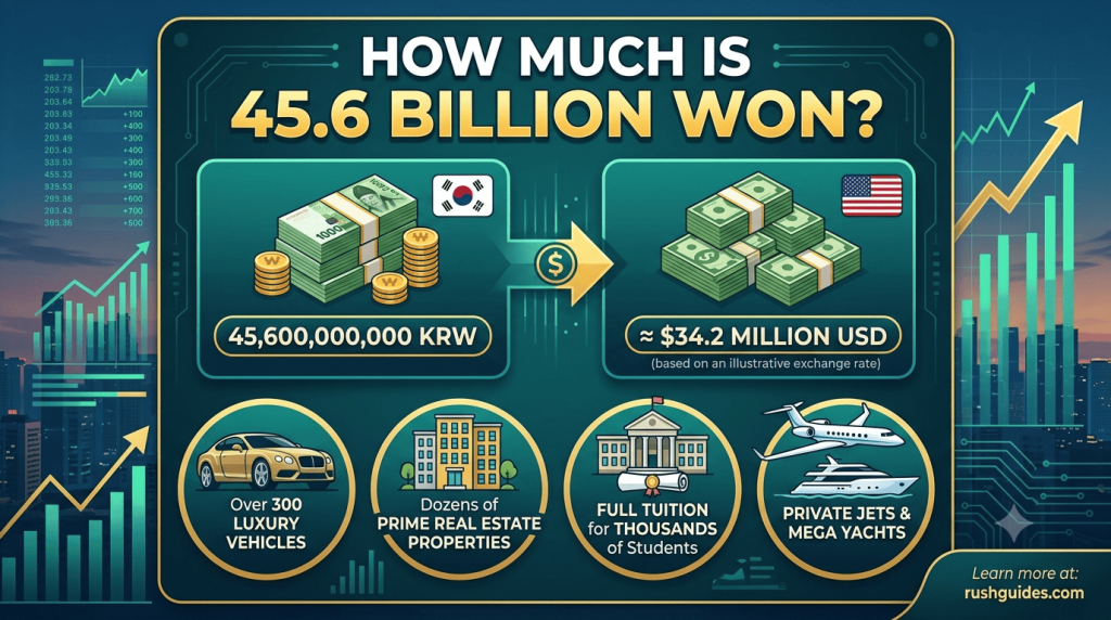 how much is 45.6 billion won